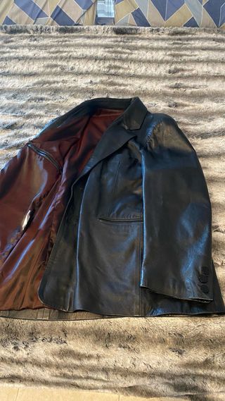 Americana Piel Auténtica Talla XL