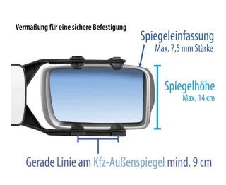 Nuevo, Juego de 2 Retrovisores universales