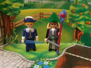 Playmobil Figuras con Espadas y Bastón