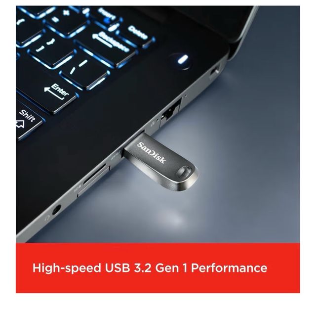 SanDisk Ultra Luxe Pendrive 128 GB USB 3.0