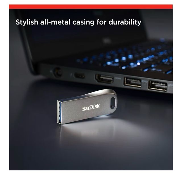 SanDisk Ultra Luxe Pendrive 128 GB USB 3.0