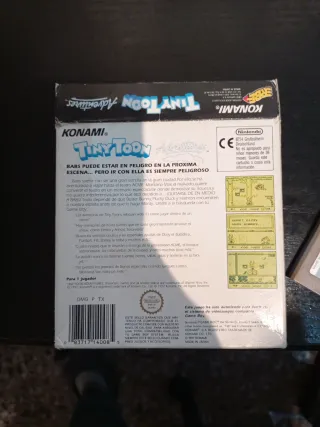 Caja y Cartucho Tiny Toon Adventures Game Boy