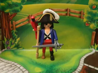 Playmobil Pirata con loro y espada