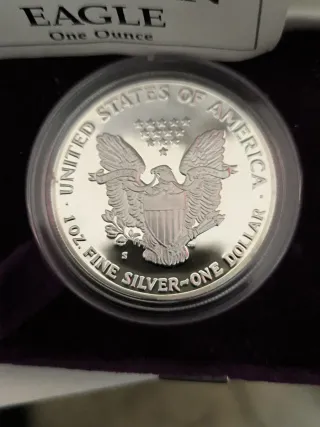 Águila Americana Onza Plata 1989