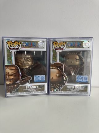 2 Funko Pop One Piece Bronce (Franky & Robin)