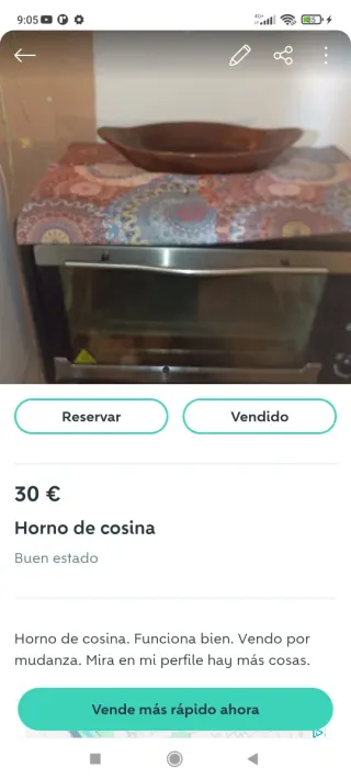 Horno de cocina eléctrico