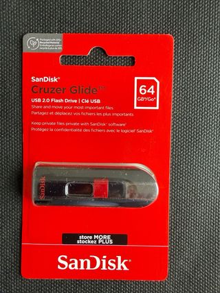 Memoria USB SanDisk Cruzer Glide 64GB