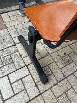 Bancada 4 asientos madera