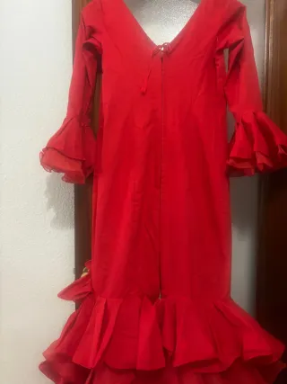Traje de Flamenca Rojo