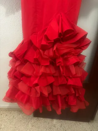 Traje de Flamenca Rojo