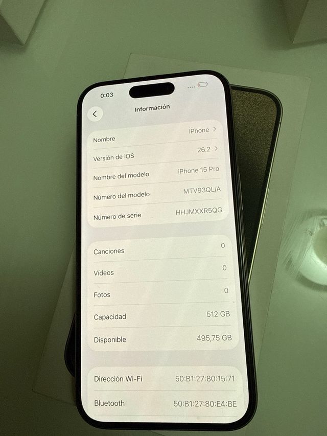iPhone 15 Pro 512GB Titanio Natural