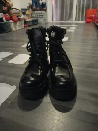 Botines Zara Negros Talla 42 Nuevos Con Etiqueta