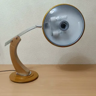 Lámpara Fase Madera y Metal