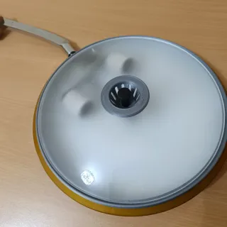 Lámpara Fase Madera y Metal