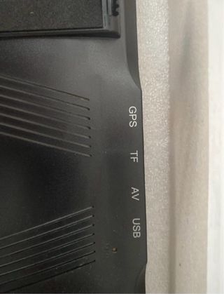 Espejo retrovisor azul