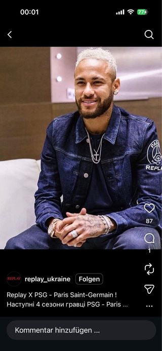 Chaqueta Replay x PSG Talla L