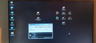 Placa base retro AMD + CPU + periféricos