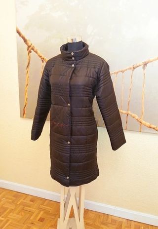 Abrigo ELLE Sport negro y rosa, nuevo