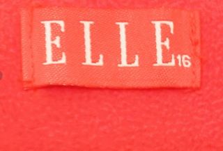 Abrigo ELLE Sport negro y rosa, nuevo