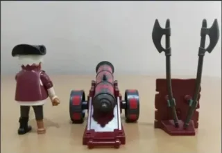 Playmobil Pirata con Cañón y Armero