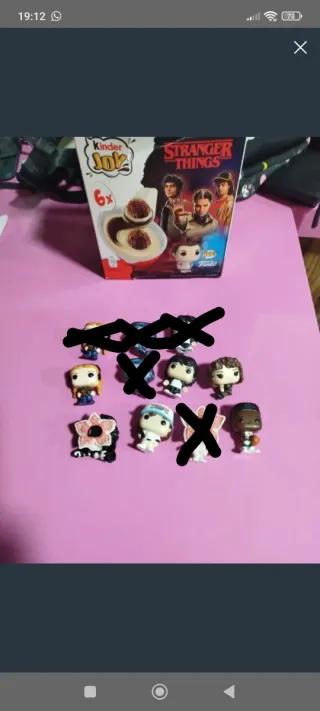 Kinder Joy Stranger Things Colección Figuras