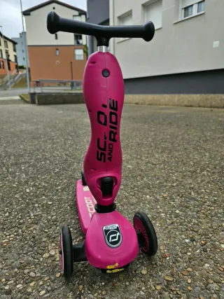 Patinete infantil Scoot and Ride rosa