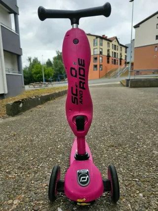 Patinete infantil Scoot and Ride rosa
