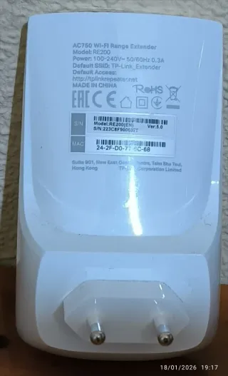 Repetidor WiFi TP-Link AC750 RE200