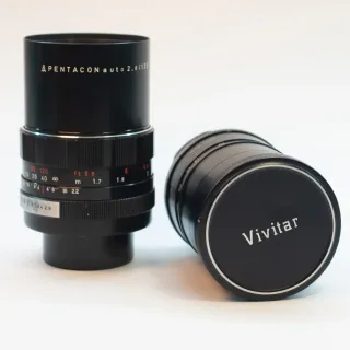 2 Objetivos Pentacon/Vivitar 135mm (Piezas)