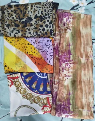 4 Pañuelos de cuello mujer