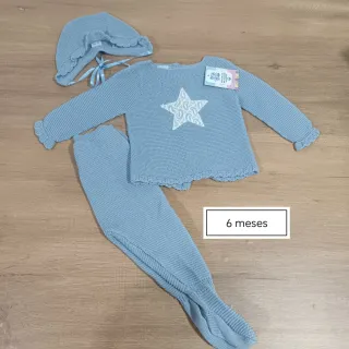 Conjunto de punto para bebes