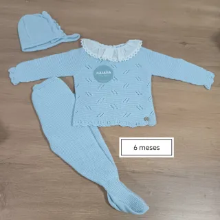Conjunto de punto para bebes