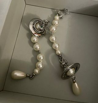 Orecchini Vivienne Westwood Perle Argento