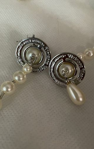 Orecchini Vivienne Westwood Perle Argento