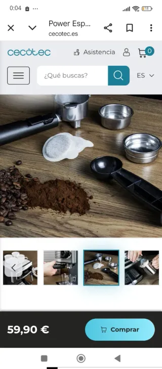 Cafetera Cecotec Power Espresso 20