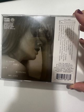 Taylor Swift TTPD The Manuscript CD