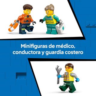 LEGO City 60505 Aeroplano, Camioncino e Aerodeslizzatore