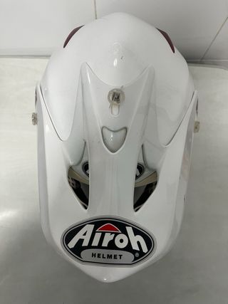 Casco Moto Airoh Blanco Talla M.