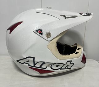 Casco Moto Airoh Blanco Talla M.