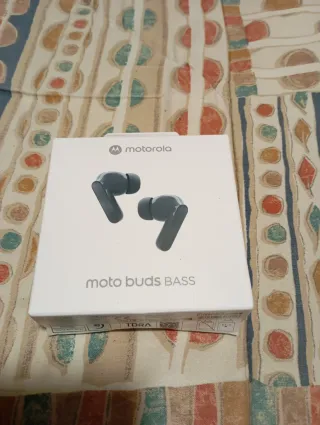 Cascos Motorola moto buds BASS Bluetooth negro