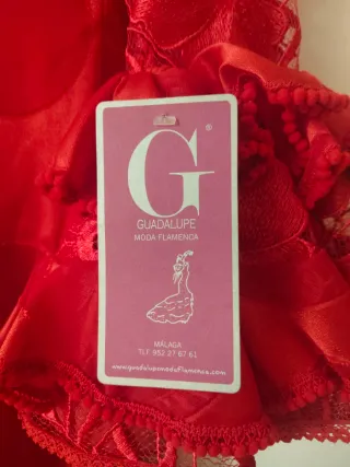 Traje de Flamenca Guadalupe Rojo