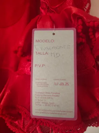 Traje de Flamenca Guadalupe Rojo