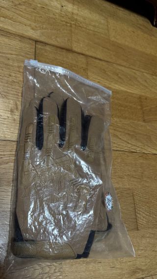 Guantes Mechanix Beige y Negro Talla M