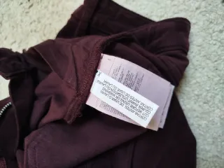 Pantalón Campana Pana Mujer Mango talla S/M Burdeo