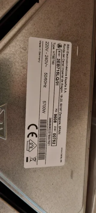 Placa de cocina Balay