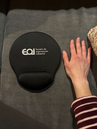 Alfombrilla ratón EOI con soporte muñeca