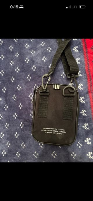 Bolso bandolera Adidas negro