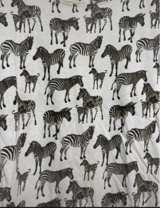 Camiseta Sfera Estampado Zebra Talla S