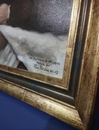 CUADRO LA COSTURERA PACO ROLDAN