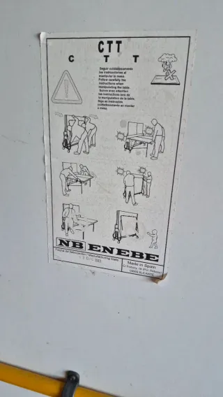 Mesa de ping pong plegable